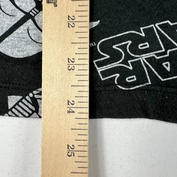 Star Wars Tank Top Shirt Youth Small Black Faded AOP Darth Vader Sleeveless Tee - Picture 7 of 9